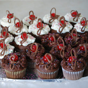 Cherry-Topped with Chocolate Bow